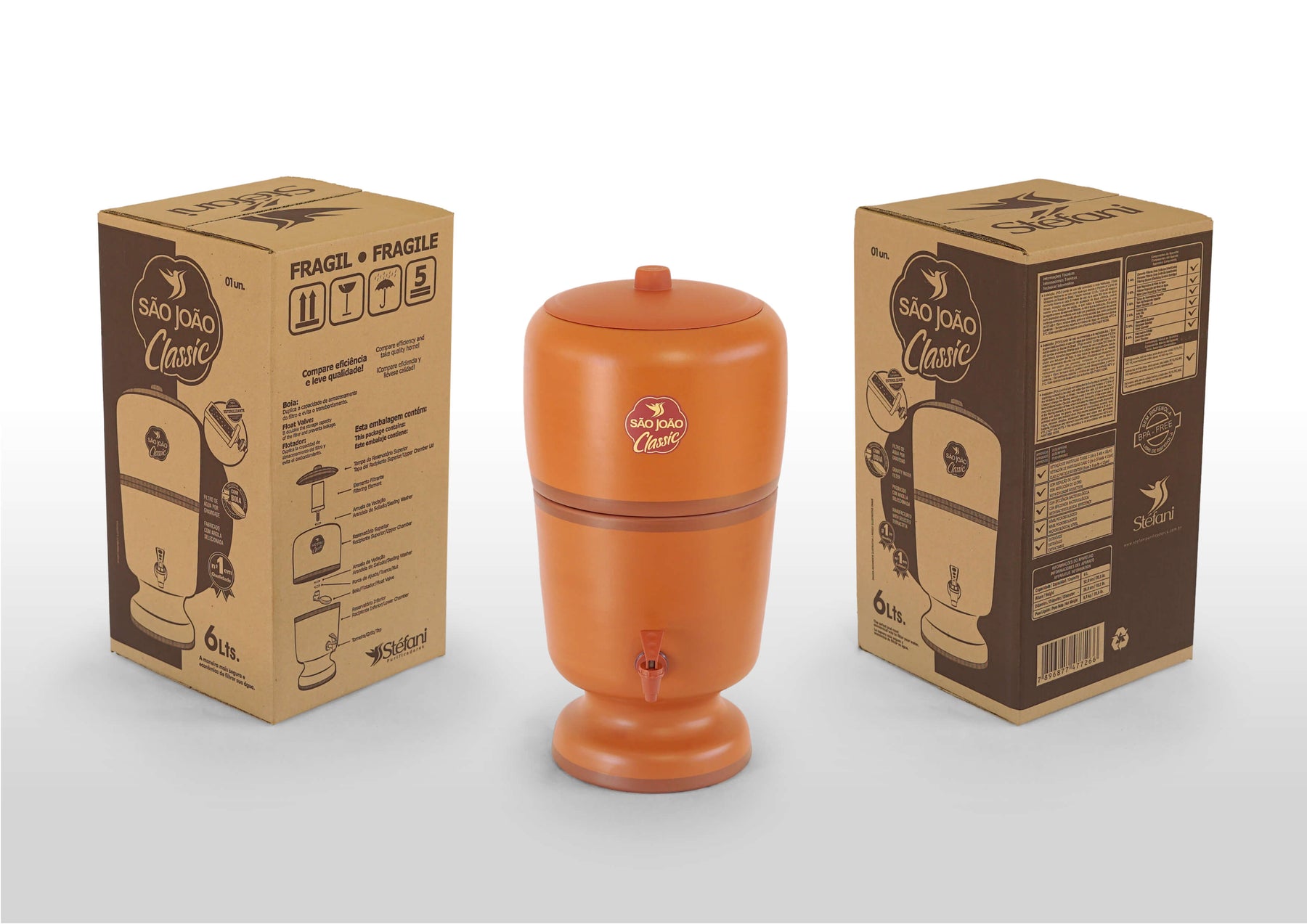 Health Benefits of Drinking from Brazilian Clay Water Filter Alkalinizes Water and Removes Metals