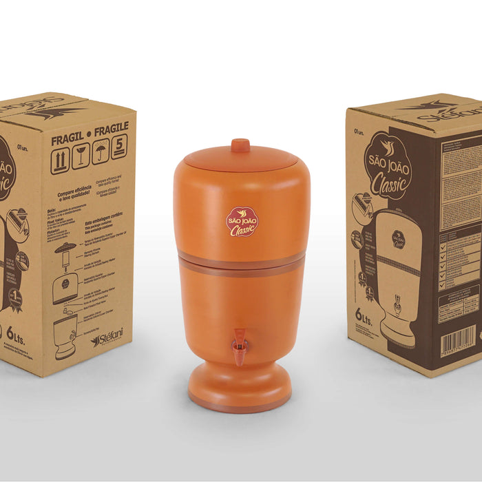 Health Benefits of Drinking from Brazilian Clay Water Filter Alkalinizes Water and Removes Metals